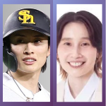 比較画像 左：周東佑京選手 右：箕輪はるかさん