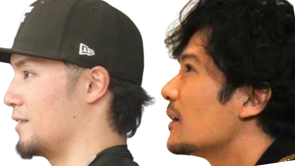 横顔での比較画像 左：伊藤大海投手 右：稲垣吾郎さん