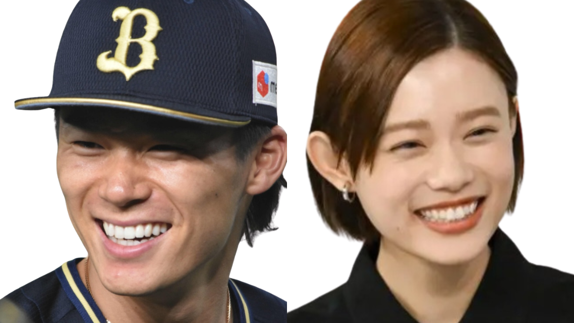 比較画像 左:山本投手 右:杉咲花さん