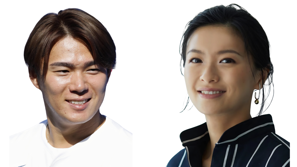 比較画像 左:山本投手 右:榮倉奈々さん