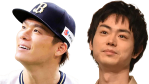 比較画像左:山本投手 右:菅田将暉さん