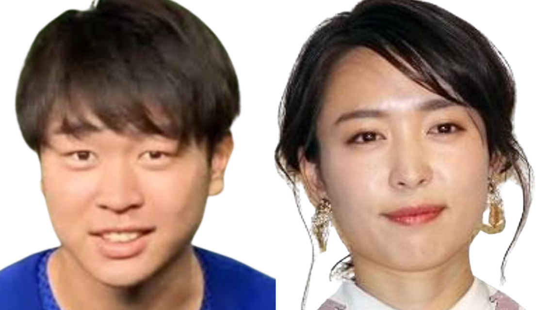 比較画像左：高橋宏斗投手 右：黒川芽以さん