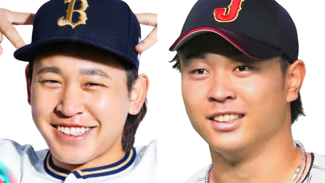 比較画像左:宮城大弥投手 右:高橋遥人投手
