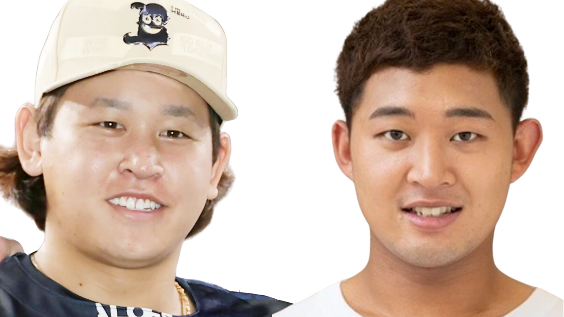 比較画像左:宮城投手 右:後藤拓実さん