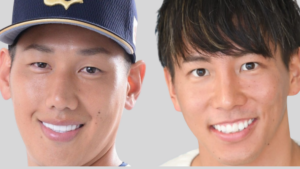 比較画像左：吉田選手 右：横川尚隆さん