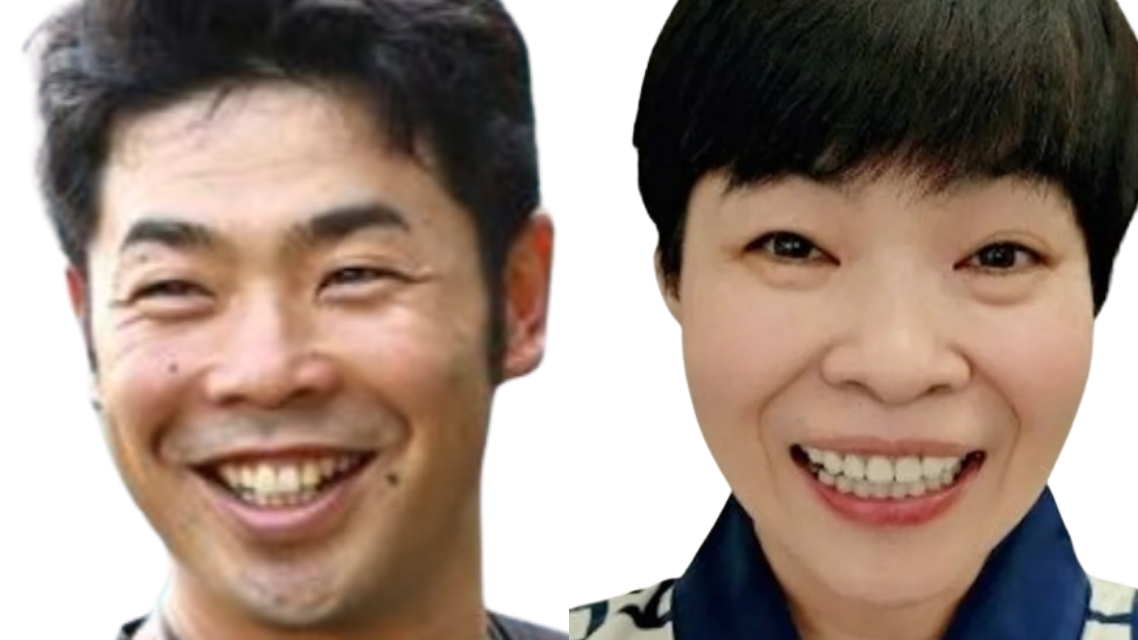 比較画像 左：近藤選手 右：山田花子さん