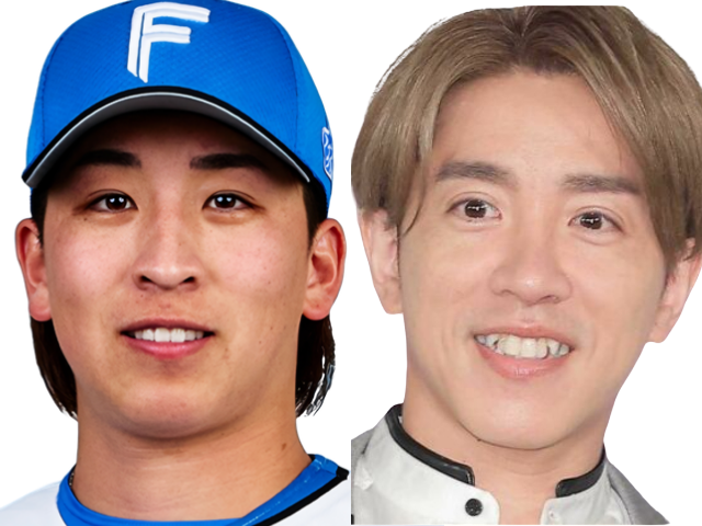 比較画像左:細谷投手 右:村上信五さん