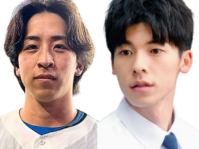 比較画像左:細野投手 右:グレッグ・ハンさん