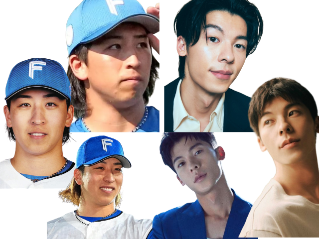 細野投手とグレッグ・ハンさんのコラージュ画像