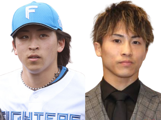 比較画像左:細野投手 右:井上尚弥さん