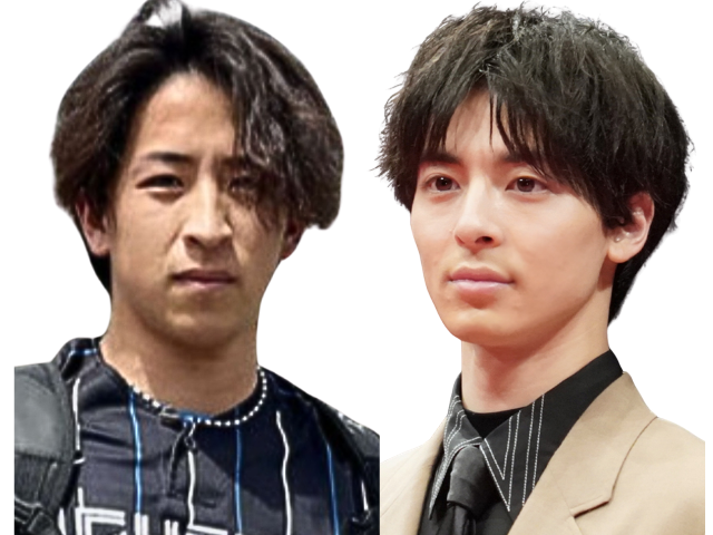 比較画像左:細野投手 右:高杉真宙さん