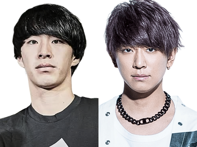 比較画像左：度会選手 右：小山慶一郎さん