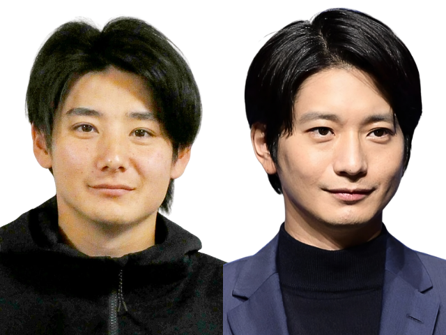 比較画像左：竹丸投手 右：向井理さん