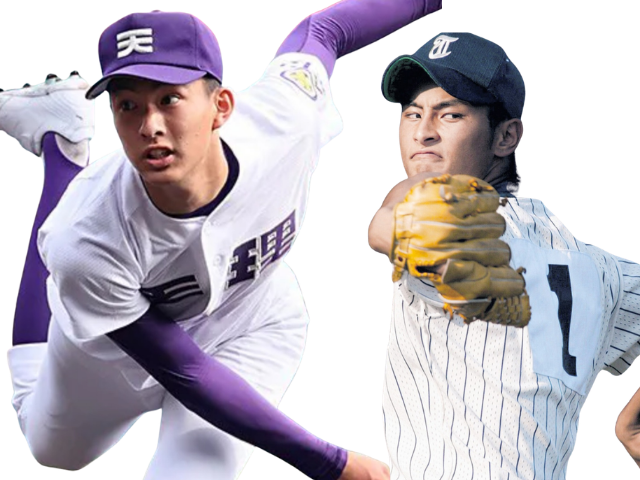 比較画像左：達投手 右：ダルビッシュ投手