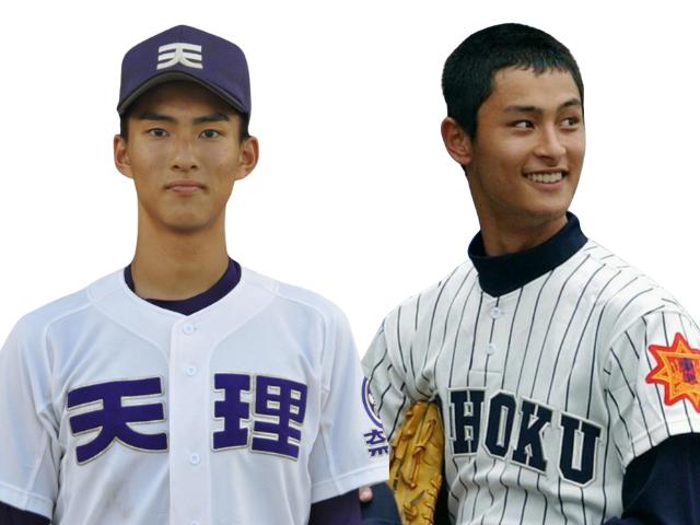 比較画像左：達投手 右：ダルビッシュ投手