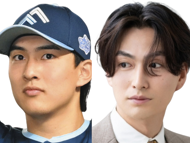 比較画像左：達投手 右：松田凌さん