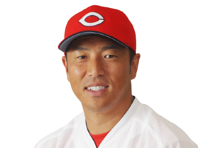 カープのユニフォームすがたの黒田博樹さん