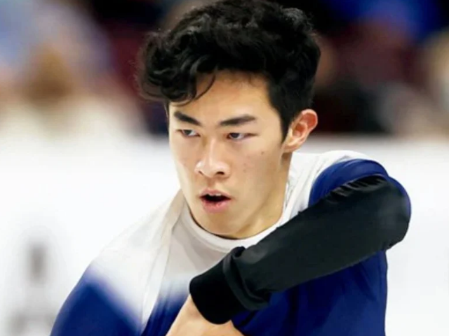 ネイサン・チェン選手の競技中の画像