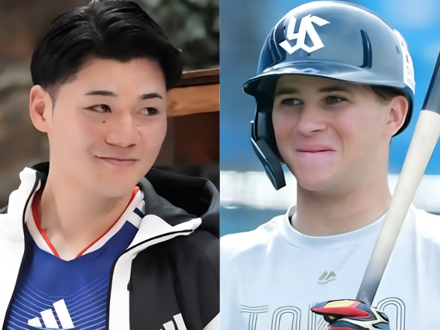 比較画像右:モイセエフ・ニキータ選手 左:清宮選手